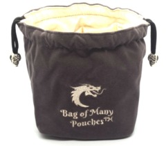 Old School Dice: Bag of Many Pouches - Gray